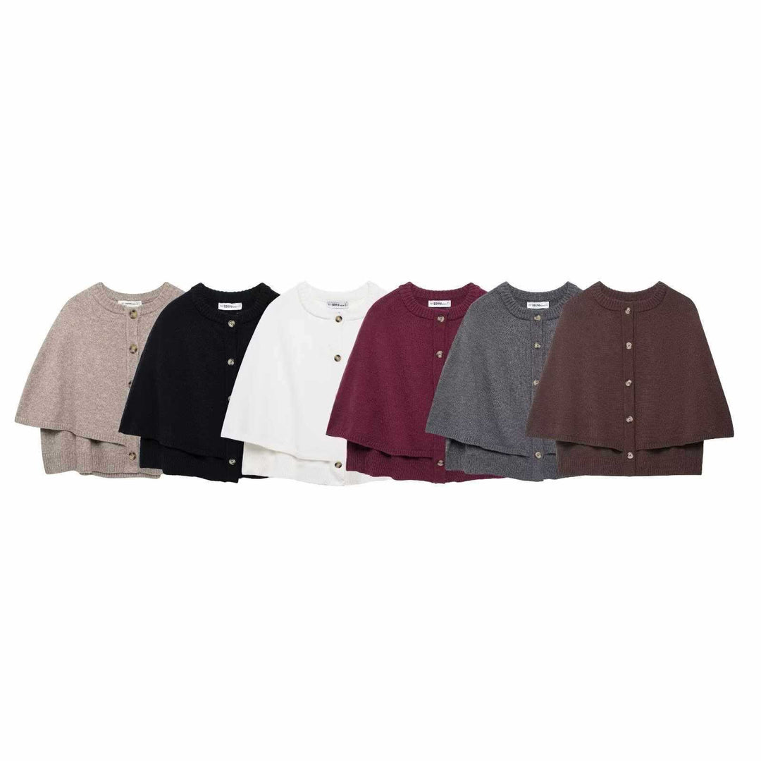 Ladies poncho sweater Lune London
