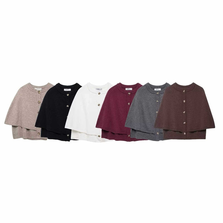 Ladies poncho sweater Lune London