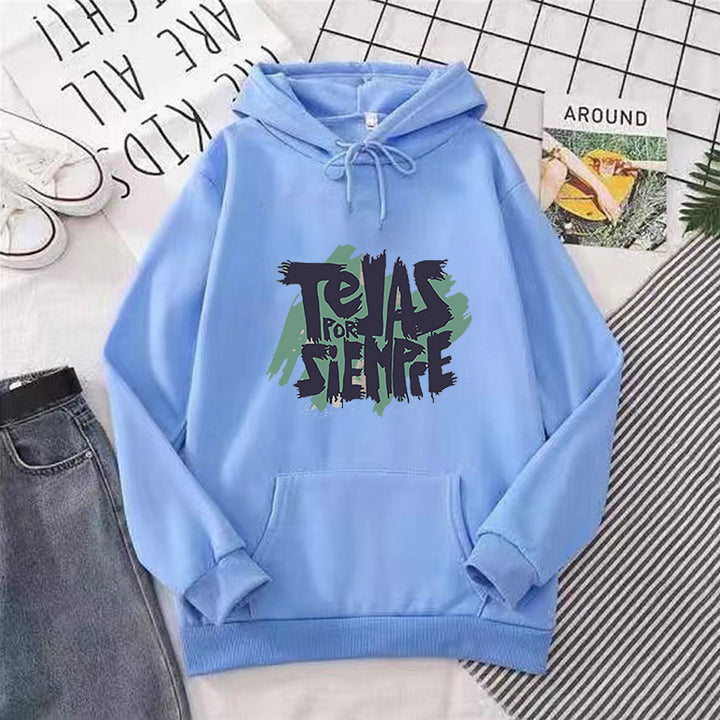 Ladies Hoodie with artistic graphic print Chic & Stil