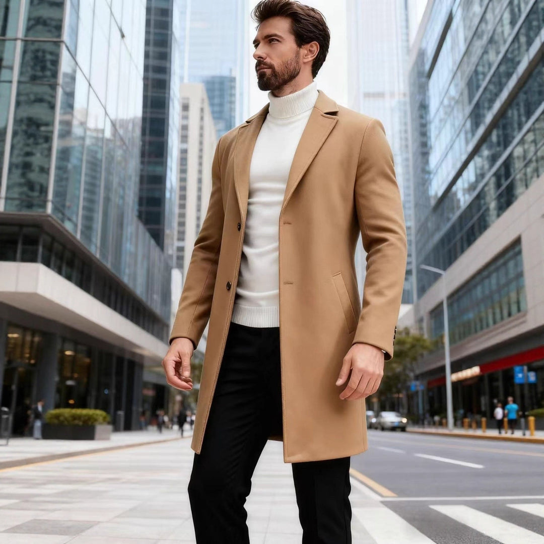 Men's elegant wool coat Lune London