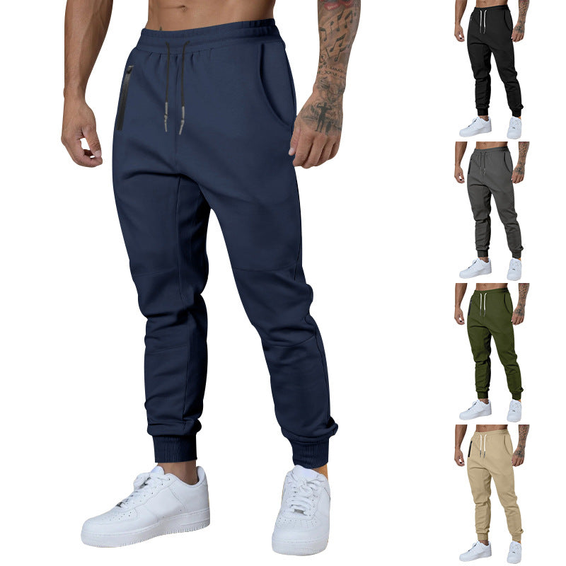 Sporty lifestyle jogger pants for men with elastic waistband and practical pockets Lune London