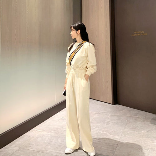 Combinaison décontractée pour femmes avec taille élastique Chic & Stil