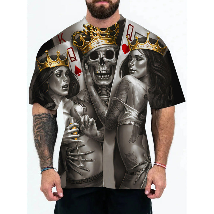 Lune London Galaxy Print Short Sleeve T-Shirt for Men