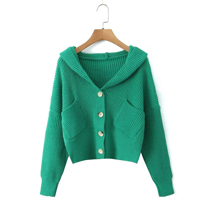 Femmes Gilet Confortable avec Capuche et Fermeture à Boutons Chic & Stil