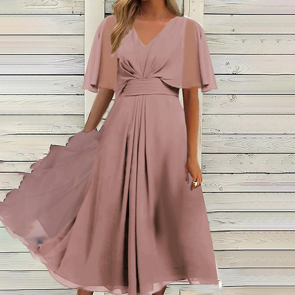 Chic and stylish fluid midi dresses for women