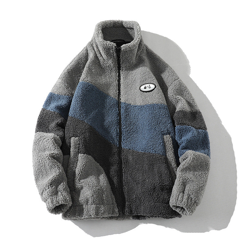 Comfortable fleece jacket for women with high collar Lune London