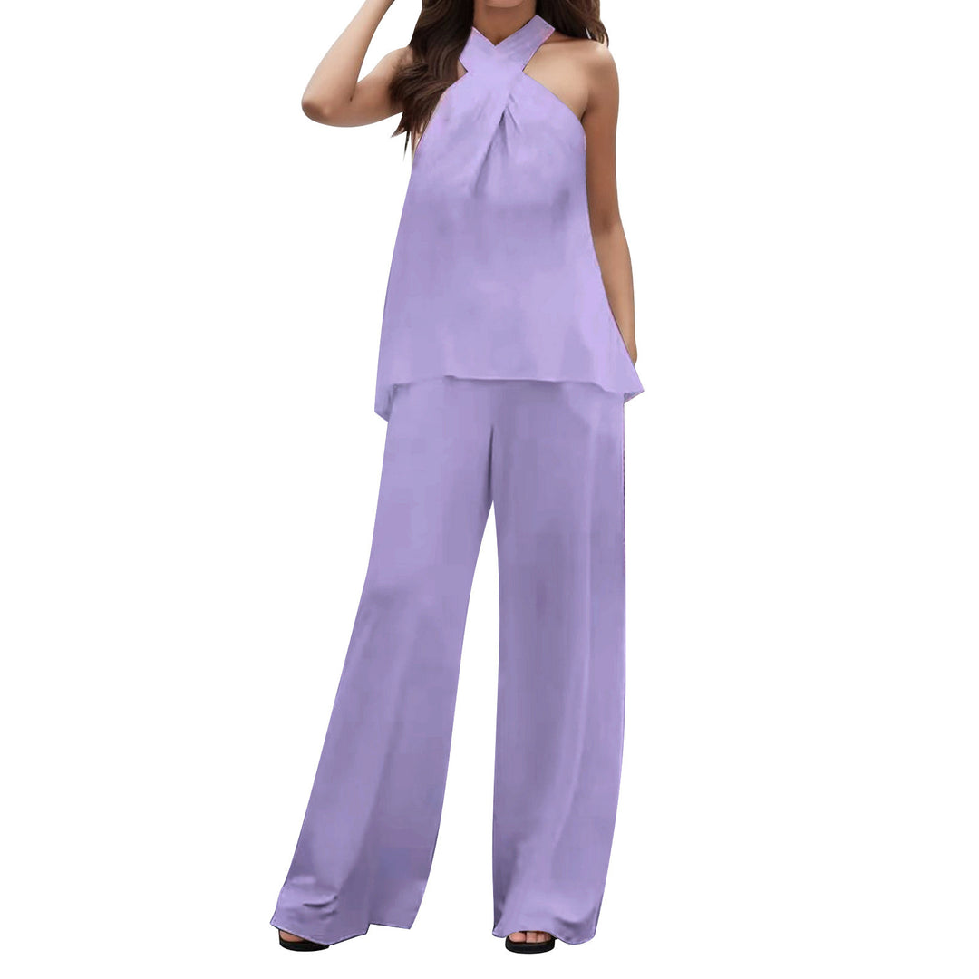 Ladies Elegant and airy jumpsuit in recycled fabric Lune London