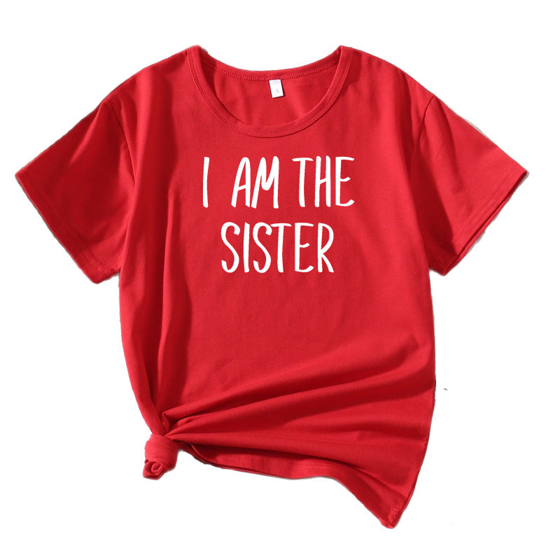 Women Leisure Sister T-shirt Statement Lune London