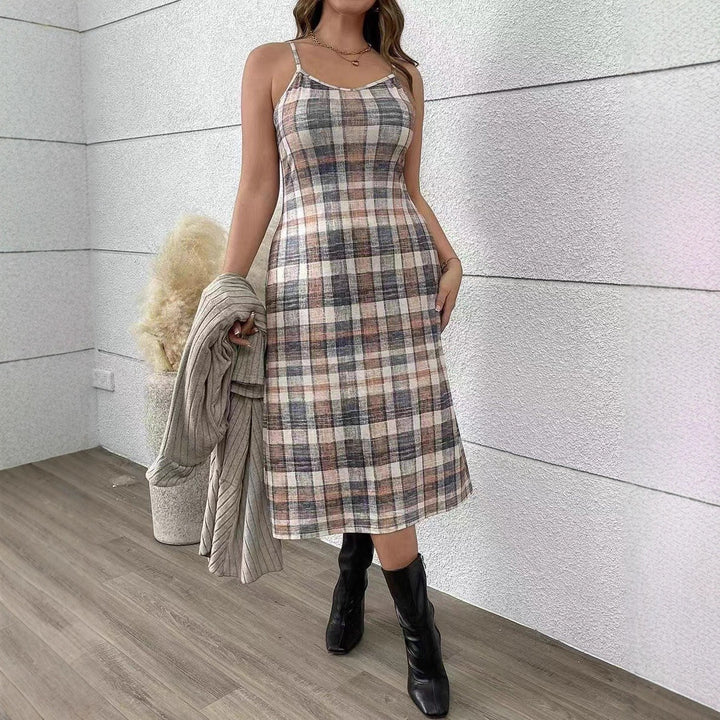 Knitted jacket for women with asymmetrical cut and decorative belt Lune London