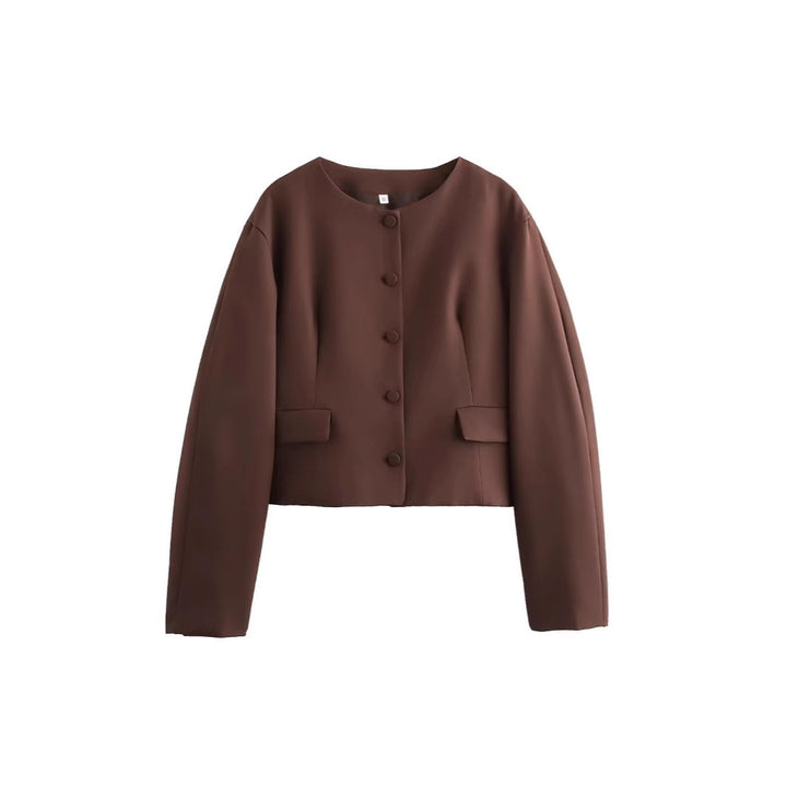 Ladies Elegant Cropped Jacket Lune London