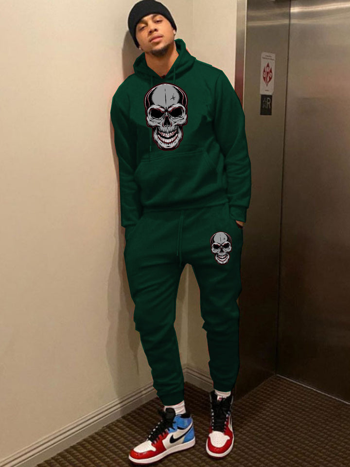 Women's hoodie jumpsuit with striking skull design Lune London