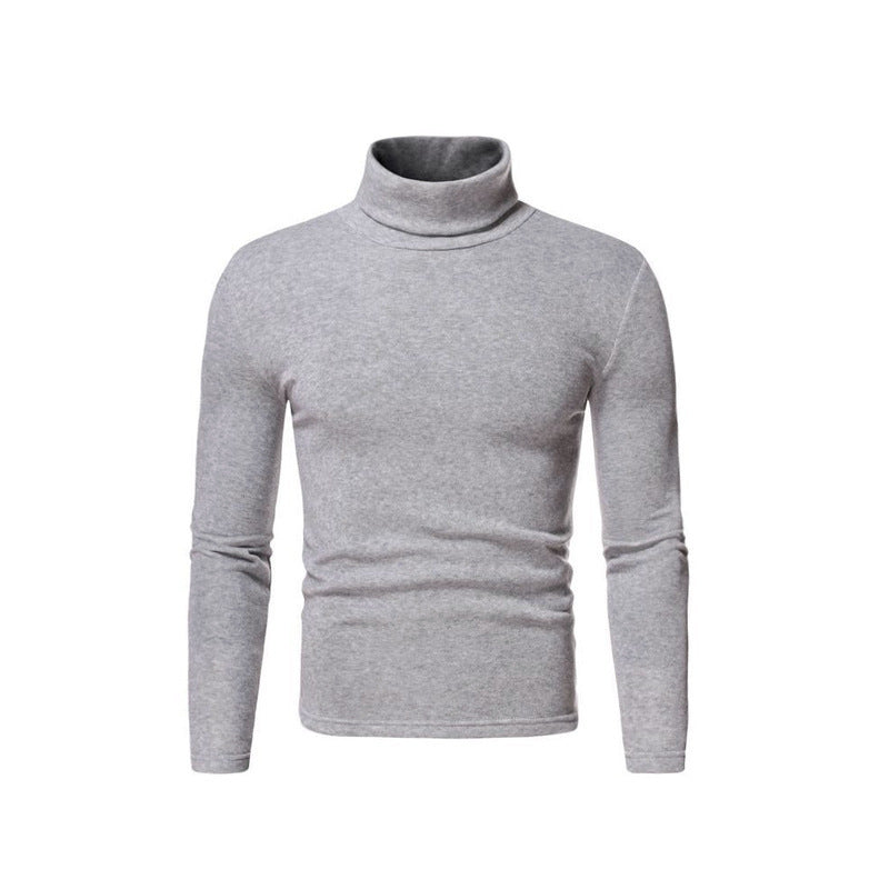 Trendy turtleneck sweater for men in fine knit Lune London