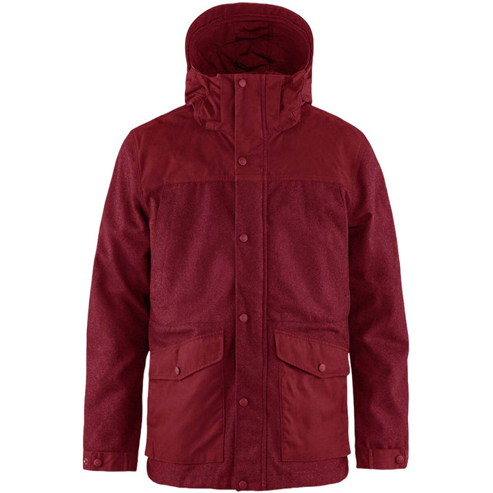 Functional winter jacket for men with removable hood and large pockets Lune London