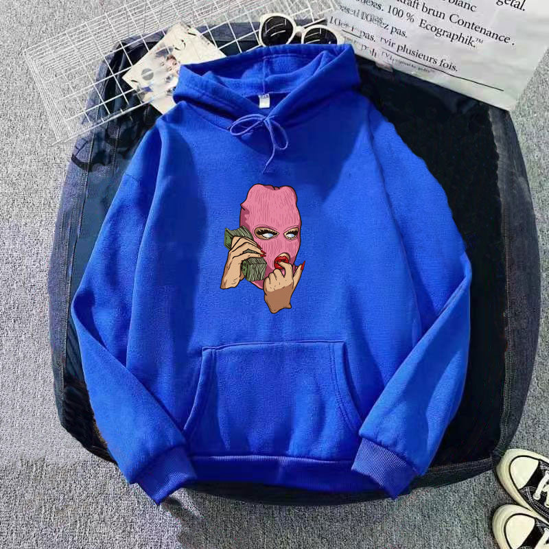 Ladies hoodie with artistic graphic design Chic & Stil