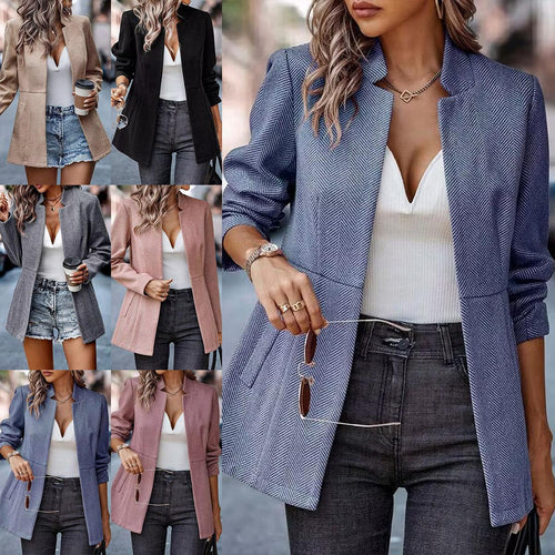 Slim fit blazer jacket for women with elegant lace and relaxed cut Lune London