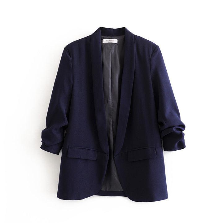 Elegant blazer for women with rolled-up sleeves and practical pockets Lune London