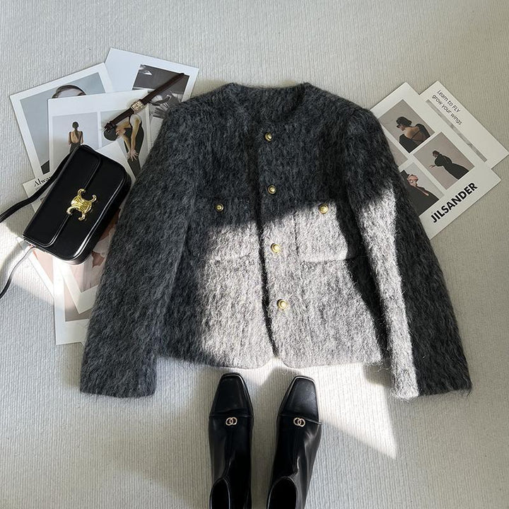 Chic cardigan pour femmes avec détails de boutons dorés Chic & Stil