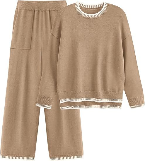 Ladies comfortable knit set with elastic waistband Lune London