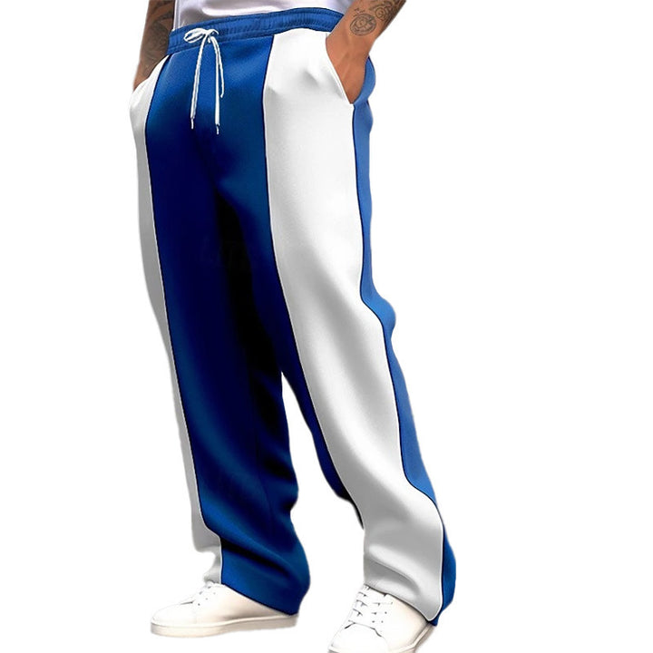 Casual sports pants for men with side stripes Lune London