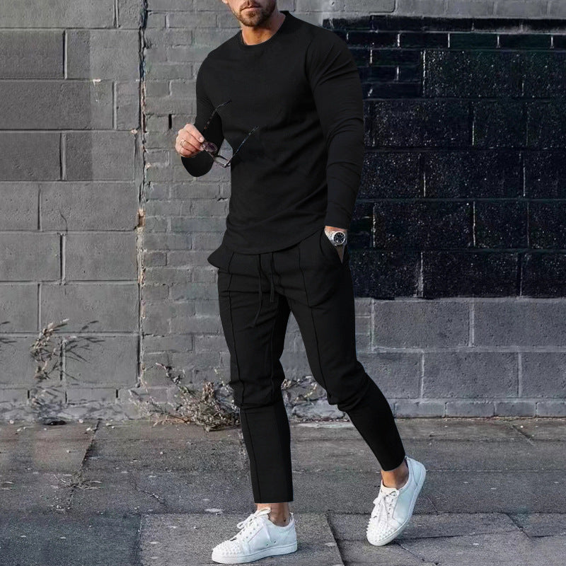 Men's stylish and chic sports top and jogging pants