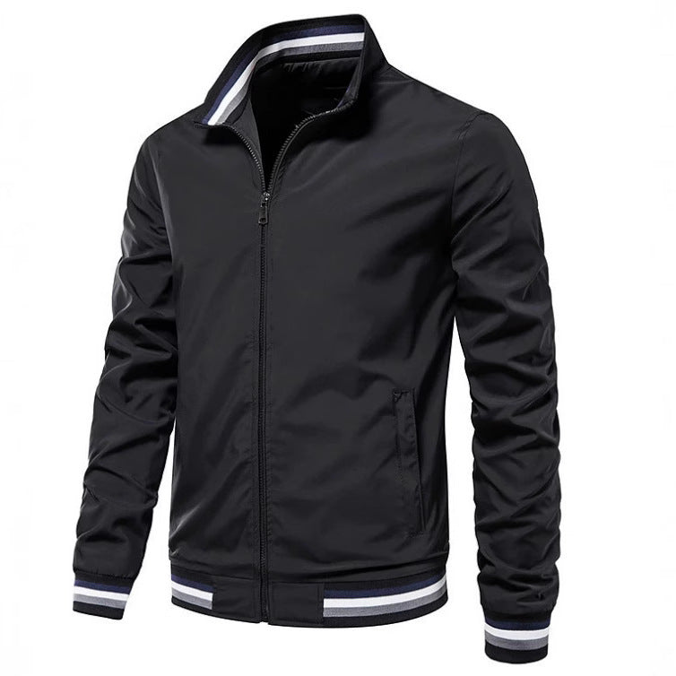 Elegant bomber jacket for men with elastic cuffs Lune London