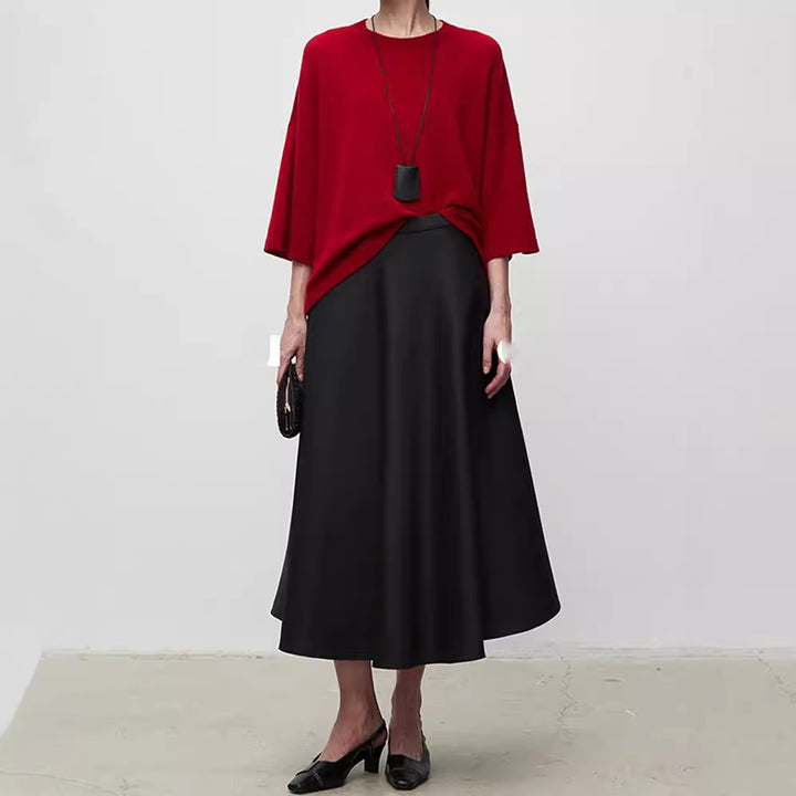 Jupe maxi élégante pour femme avec ourlet fluide Chic & Stil