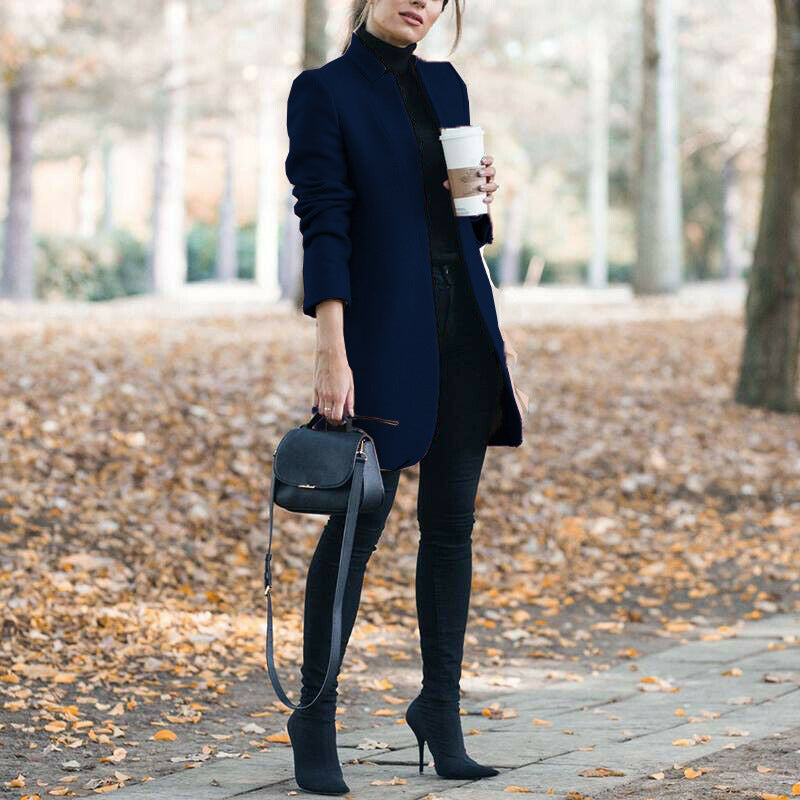 Lune London | Coat - Tailored - Wool blend - Knee length - Minimalist design