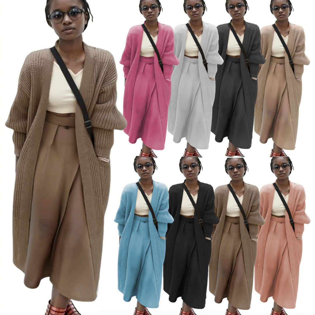 Long cardigan for women with a relaxed silhouette and practical pockets Lune London