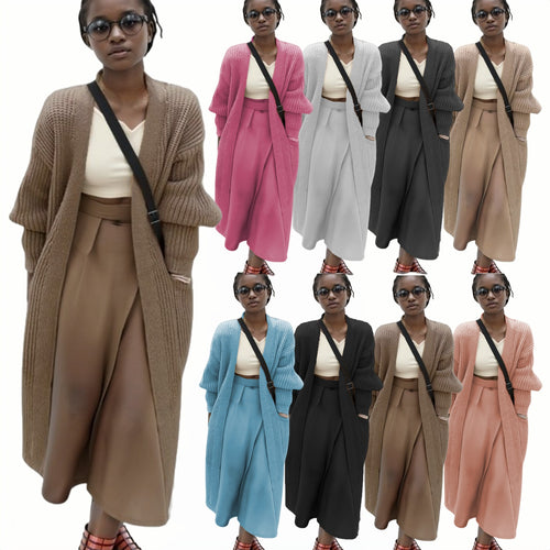 Long cardigan for women with a relaxed silhouette and practical pockets Lune London