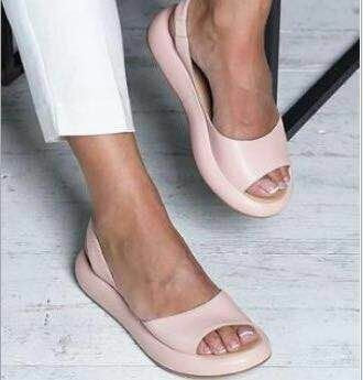 Ladies comfort anti-slip sandals Lune London