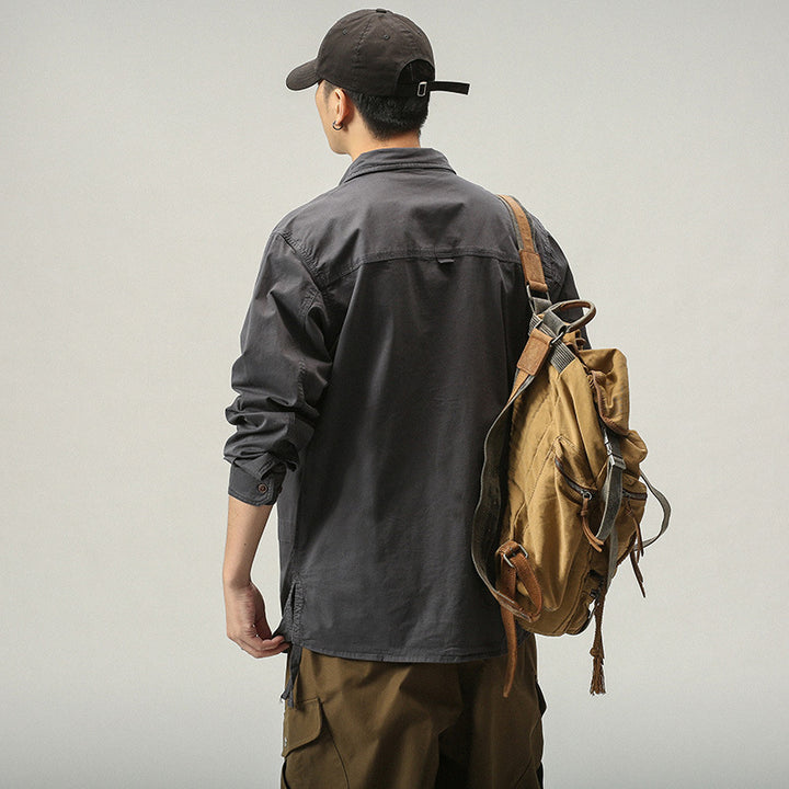 Casual utility jacket for men with practical pockets Lune London