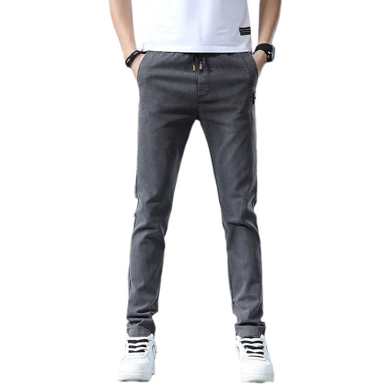 Pantalon chino stylé pour hommes avec taille ajustable et détails modernes Lune London