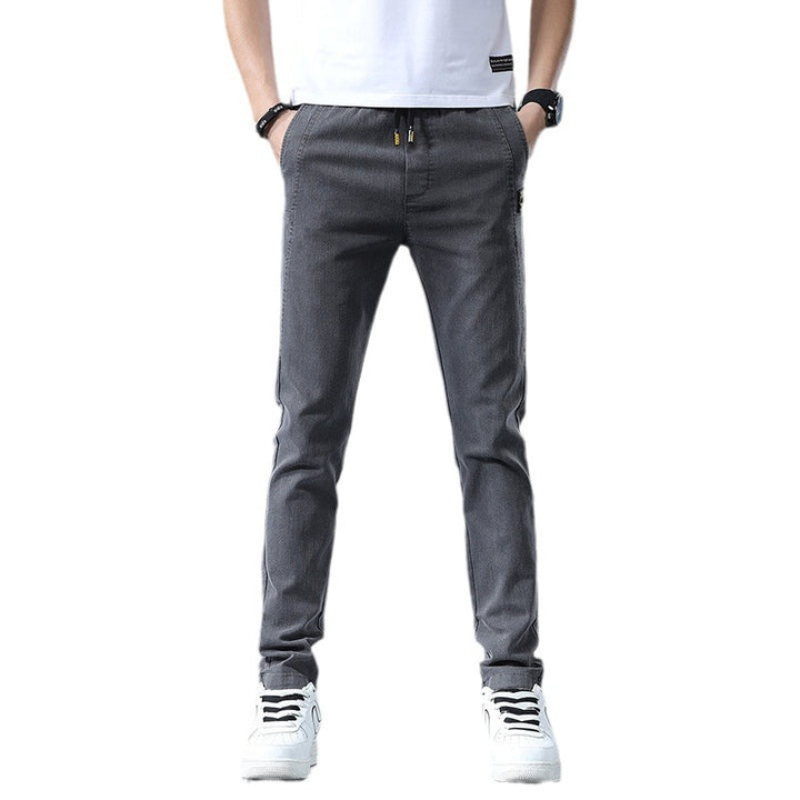 Pantalon chino stylé pour hommes avec taille ajustable et détails modernes Lune London