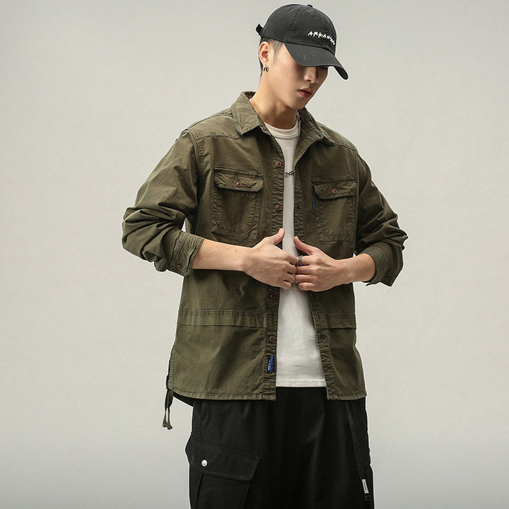 Casual utility jacket for men with practical pockets Lune London