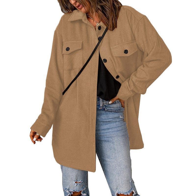 Women Oversized Jacket with Two Chest Pockets Lune London