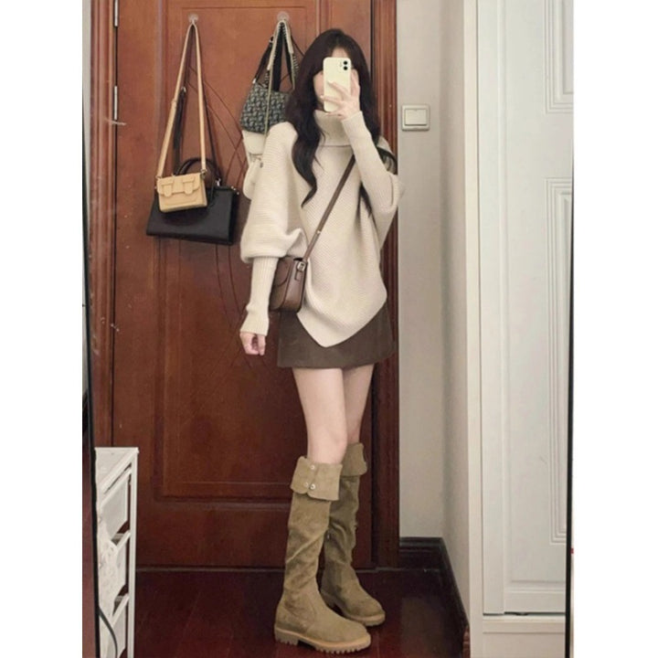 Pull oversized femme avec ourlet asymétrique Chic & Stil