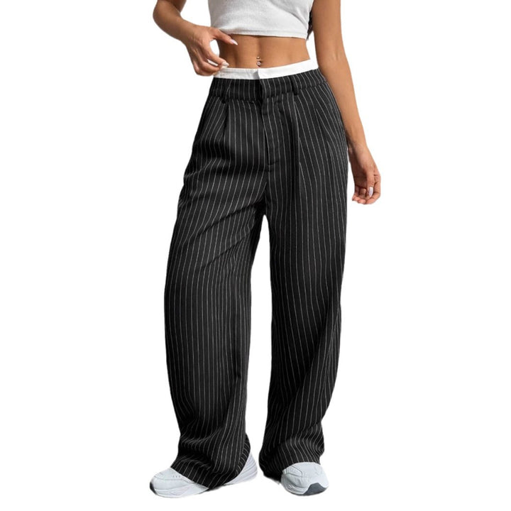 Ladies high waist disc pants Lune London
