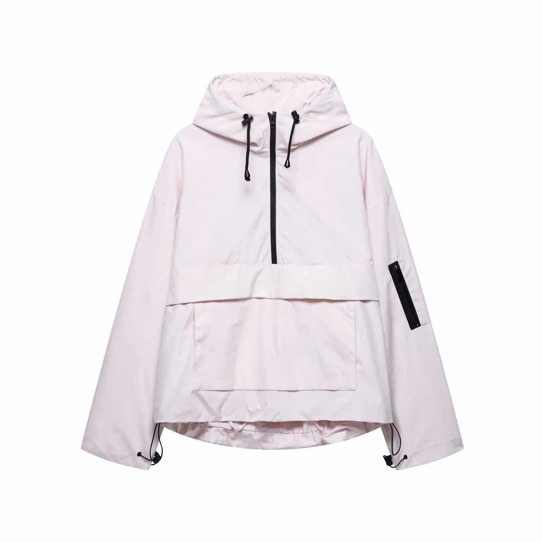 Women's water-repellent anorak jacket with practical pockets Lune London
