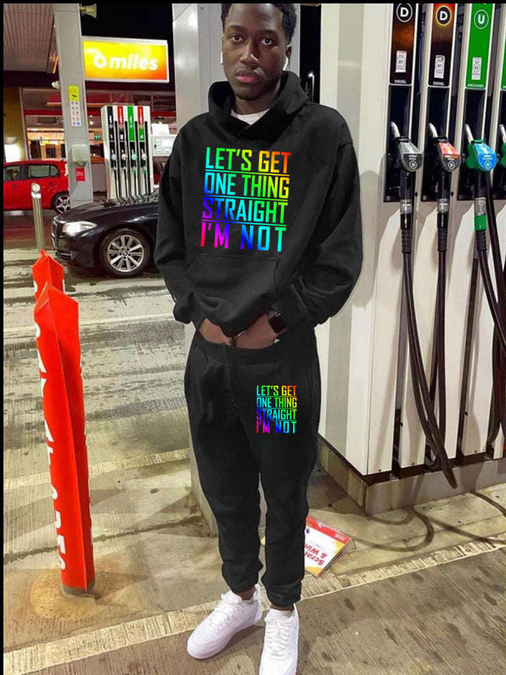 Men's comfortable tracksuit with bright statement Lune London