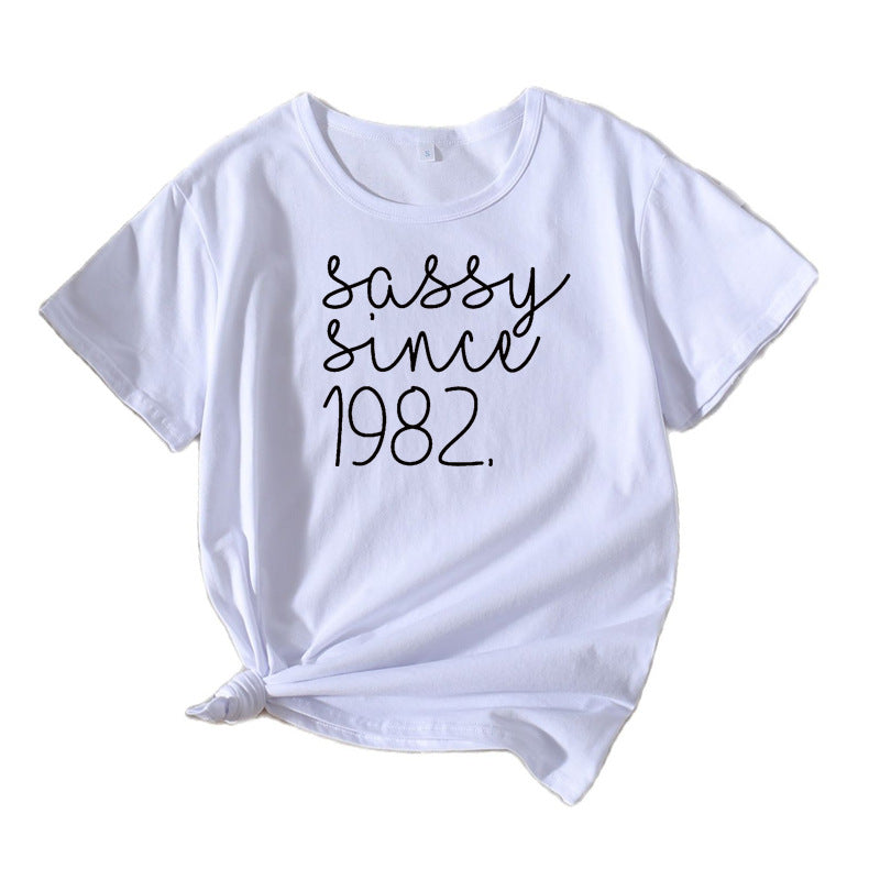 Ladies Sassy Statement Graphic T-shirt Lune London