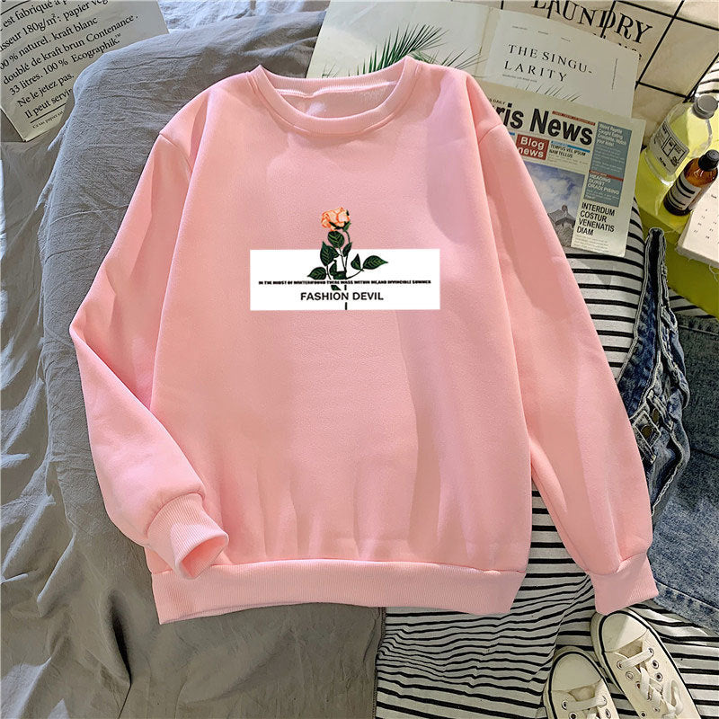 Women’s sweatshirt with floral motif Chic & Stil