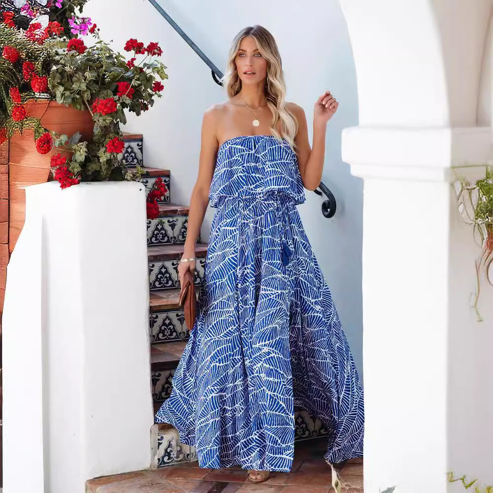 Lune London off-shoulder maxi dress for ladies
