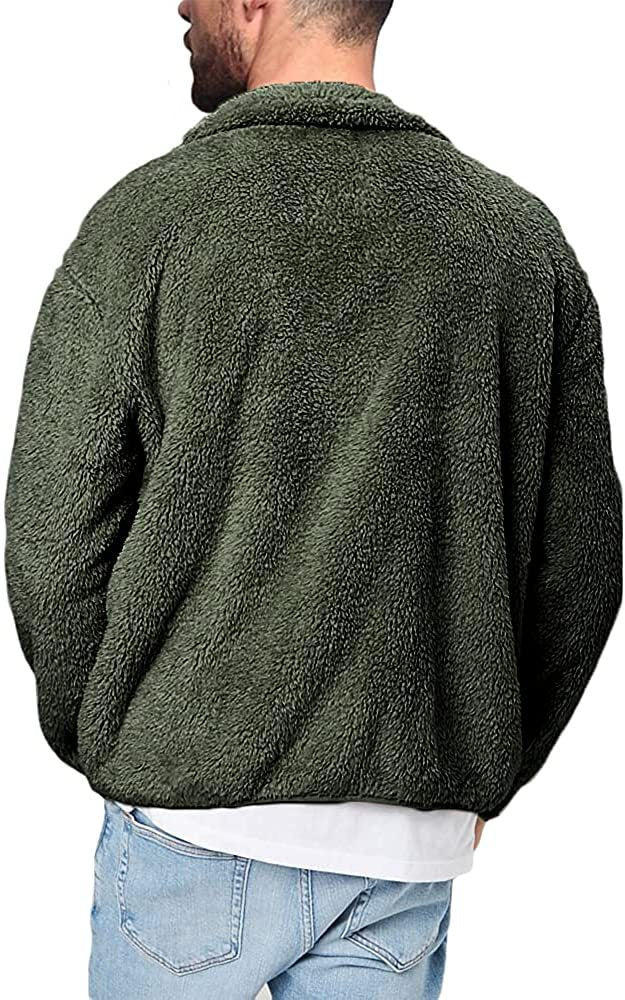 Men's Fleece Jacket with Soft Inner Lining and Practical Pockets Lune London