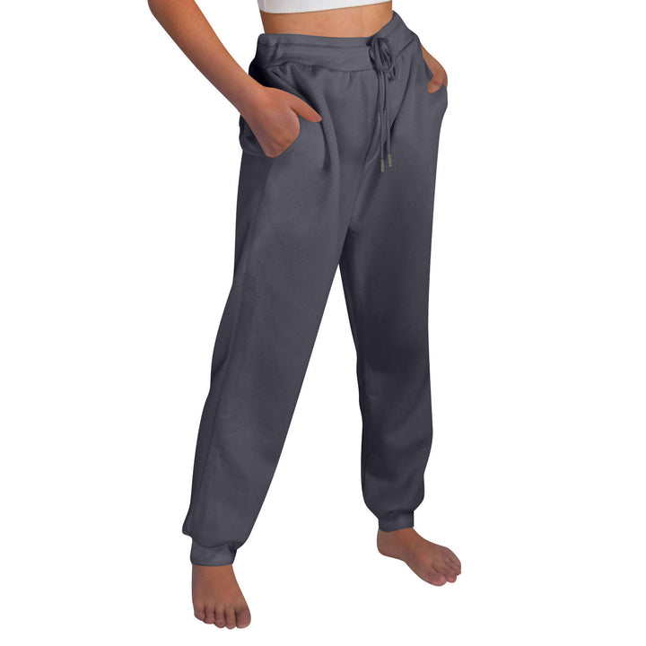 Comfortable women's jogging pants with elastic waistband and side pockets Lune London