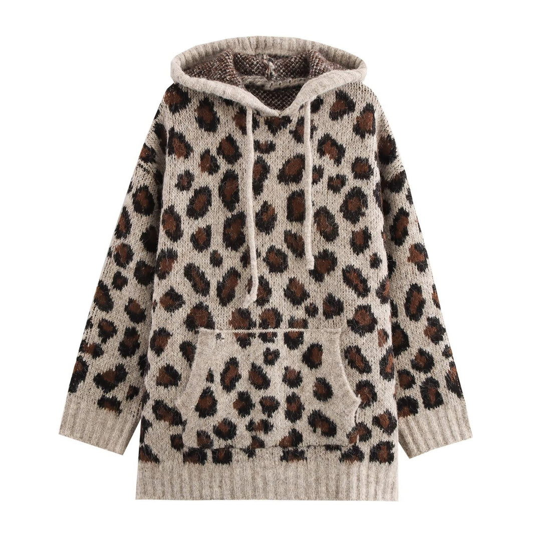 Hoodie confortable pour femmes avec imprimé animal Chic & Stil