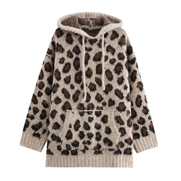 Hoodie confortable pour femmes avec imprimé animal Chic & Stil