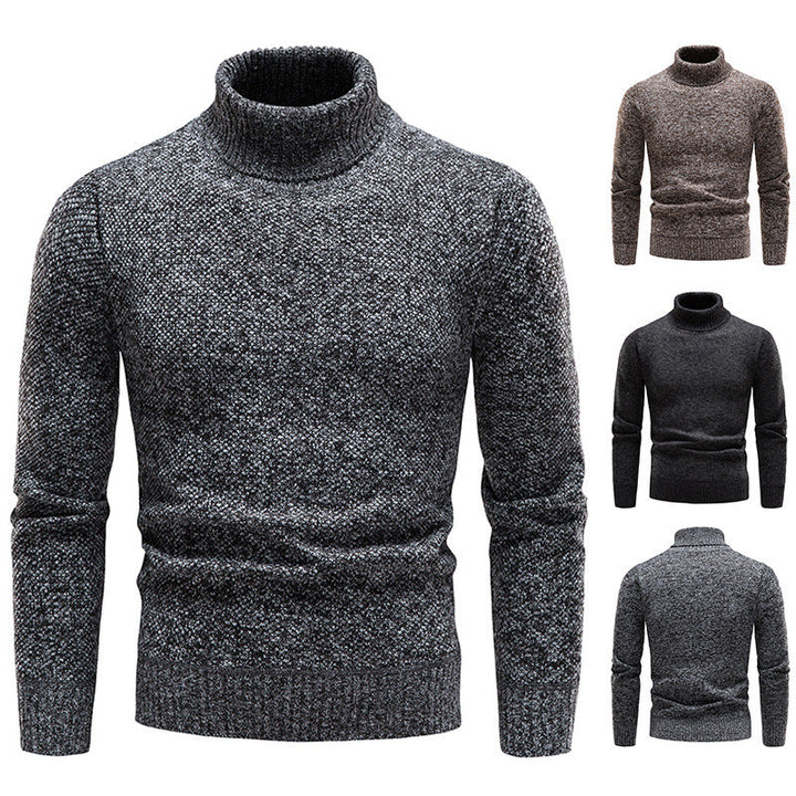 Men's Turtleneck Sweater Made Of Soft Knit Fabric Lune London