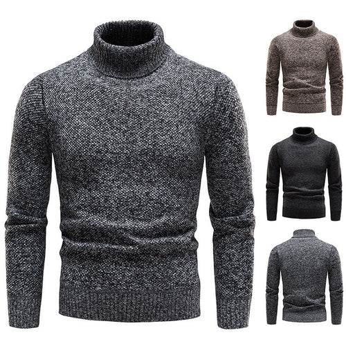 Men's Turtleneck Sweater Made Of Soft Knit Fabric Lune London