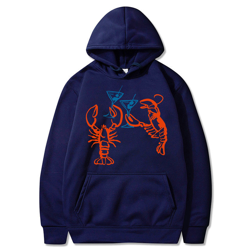 Sweat à capuche pour femmes avec motif de homard turbulente Chic & Stil