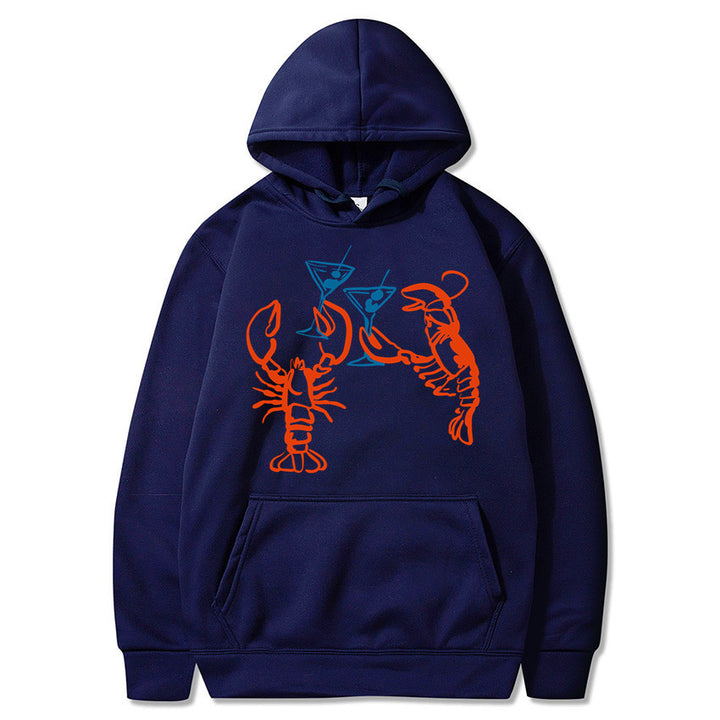 Sweat à capuche pour femmes avec motif de homard turbulente Chic & Stil